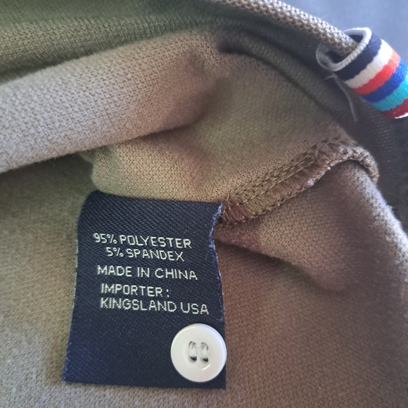 Kingsland Equestrian Polo Tee Patch Adults Large Short Sleeve Derby Shirt - Picture 7 of 10